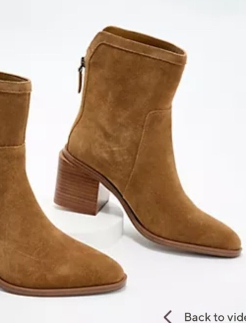 NWT Vince Camuto Water-Repellent Suede Mid-Shaft Boots Kortimy Nutmeg Size 7